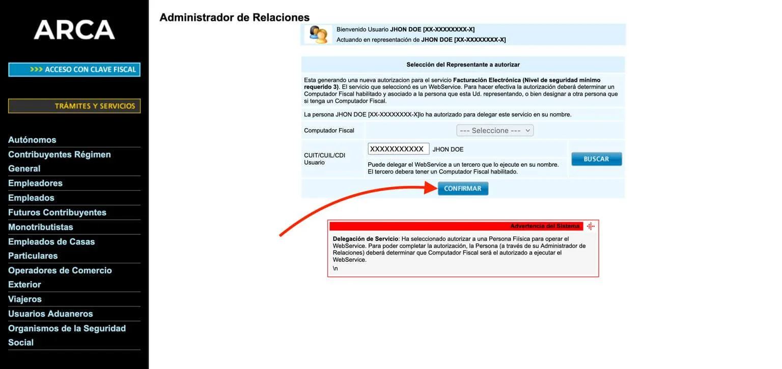 Ingresar CUIT de Psicobit