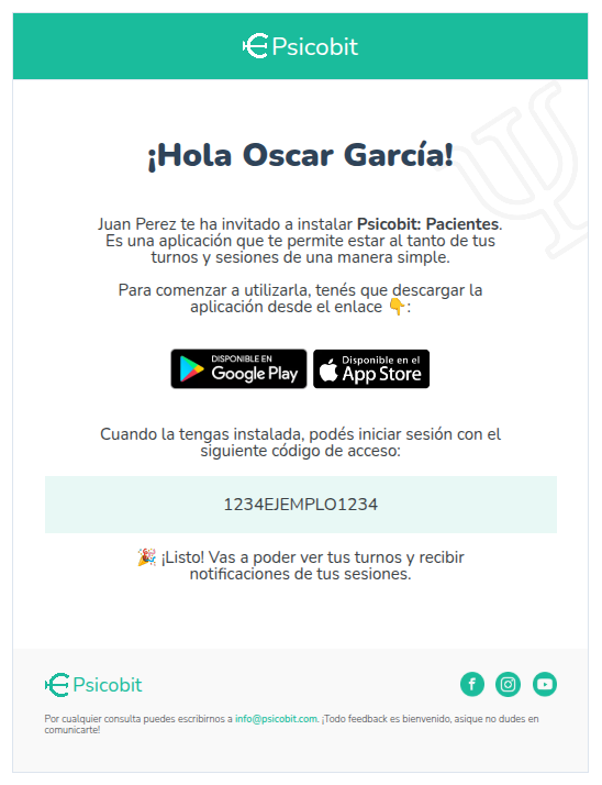 Enviar por email